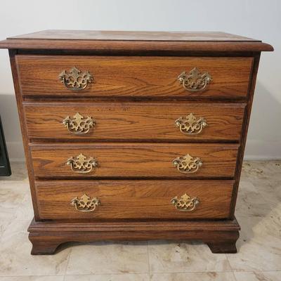 CHA233 4-Drawer Night Stand w/Brass Handles