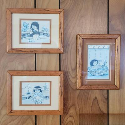 Set/3 Framed Prints By Molly Renner 1997