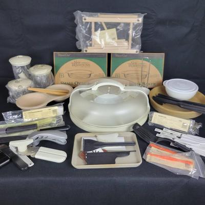 Pampered Chef:  Stoneware, Canisters, Utensils, Etc