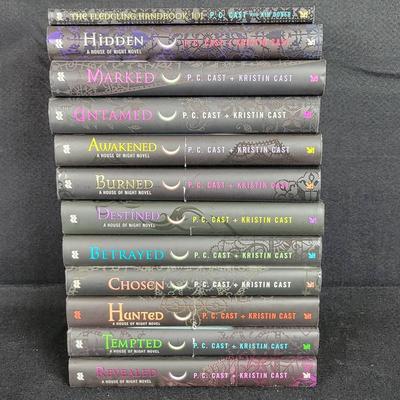 CHA274 (12) Hardback Novels By P.C. Cast & Kristin Cast
