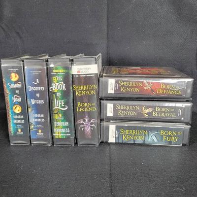 CHA303 Assorted CD Audio Books: Deborah Harkness, Sherrilyn Kenyon
