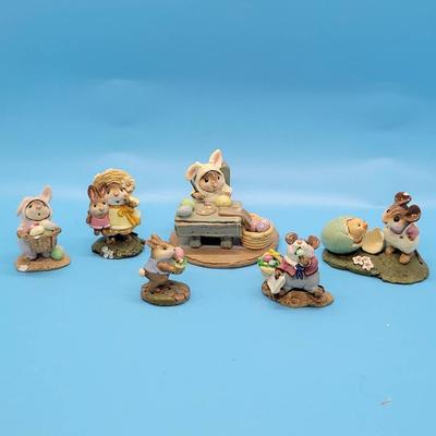 CHA306 (6)Wee Forest Folk-1991"Mousey's Egg Factory", 1993 "Welcome Chick", 1985 "Tiny Easter Bunny"