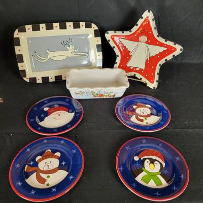 Southern Living Home Platters, Salad Plates By Laurie Gates, Small Casserole 
