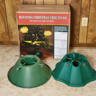 Rotating Christmas Stand, Etc