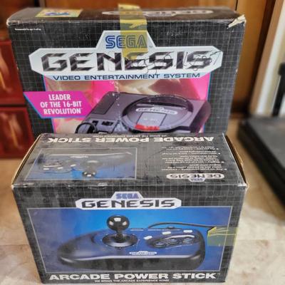 SEGA Genesis **POWERS ON, BUT NEEDS REPAIR**, Arcade Power Stick
