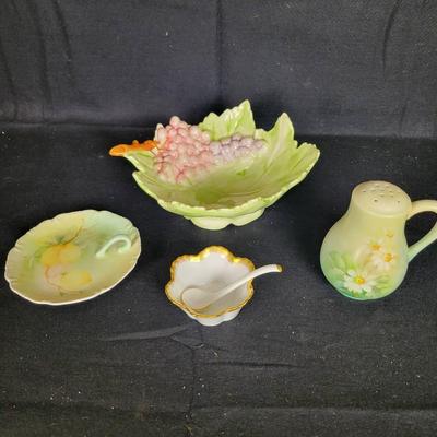 CHA400 (4) Handpainted Items: Jay Willfred, Etc