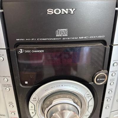 Sony mini hi-fi system MHC-GX450