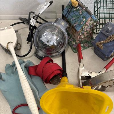 Birdfeeders, pooper scooper, hedge trimmer, and much more