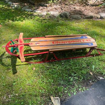 Champion F-47 Sled & Unmarked Sled (G-MG)