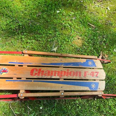 Champion F-47 Sled & Unmarked Sled (G-MG)