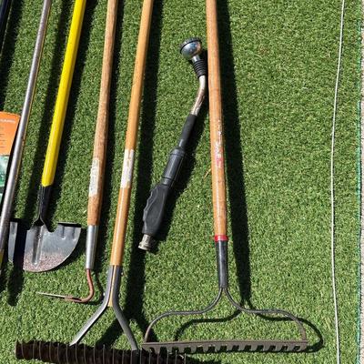 Variety of yard tools