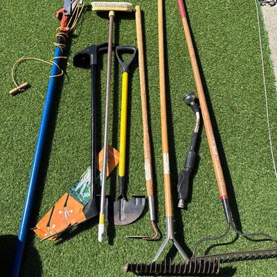 Variety of yard tools