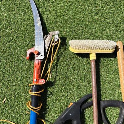 Variety of yard tools