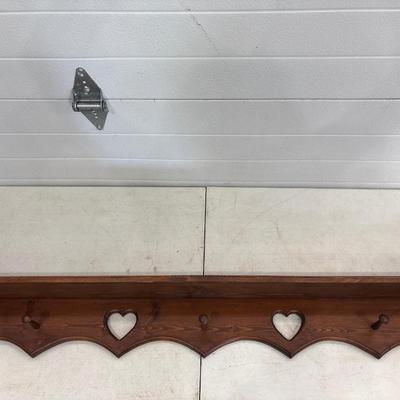 3 wood shelves