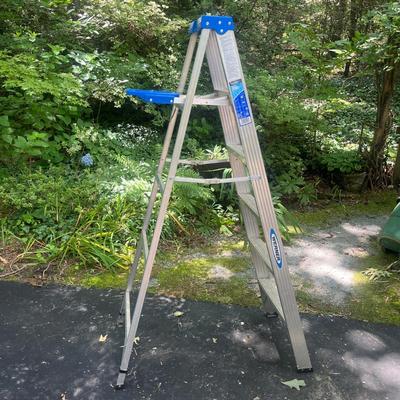 Werner 6’ Reach Aluminum Step Ladder (G-MG)