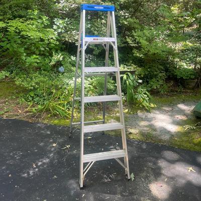 Werner 6’ Reach Aluminum Step Ladder (G-MG)