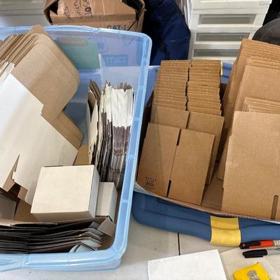 Boxes (variety of sizes)
