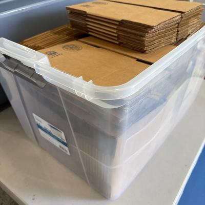 Tote of 5x5 boxes