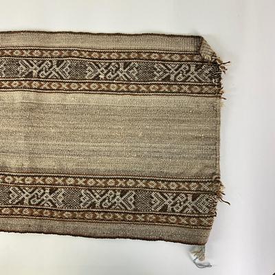 Sale Photo Thumbnail #1535: Has Slight damage to end fringes
Measurements:
5' in length, 15" in width