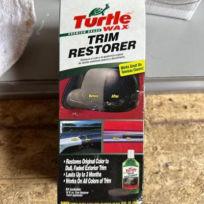 6" COMPACT PALM POLISHER, DRILL MASTER POLISHER, FOAM PADS AND TURTLE WAX
