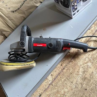 6" COMPACT PALM POLISHER, DRILL MASTER POLISHER, FOAM PADS AND TURTLE WAX