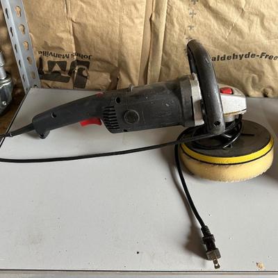 6" COMPACT PALM POLISHER, DRILL MASTER POLISHER, FOAM PADS AND TURTLE WAX