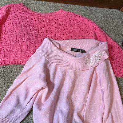Two vintage sweaters
