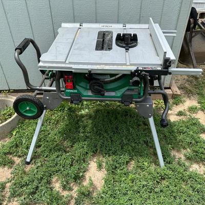 HITACHI 10" JOBSITE TABLE SAW