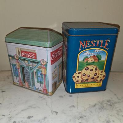 Pair of Collectible tins