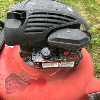 MTD LAWN MOWER, GAS CAN AND GARDEN HOSES