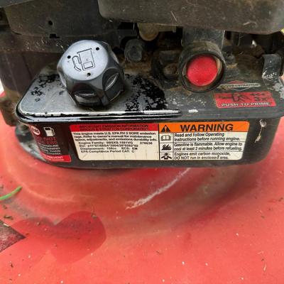 MTD LAWN MOWER, GAS CAN AND GARDEN HOSES
