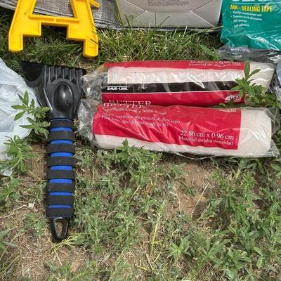 HOME MAINTENANCE ITEMS, EXTENSION CORD, HARDWARE, TARP AND MOORE