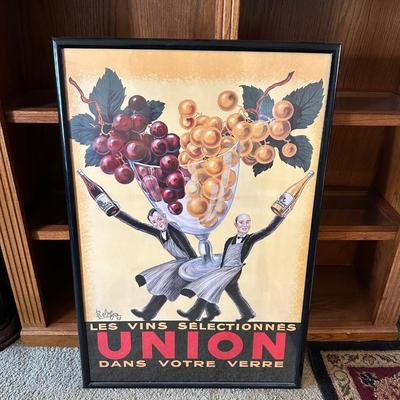 SIGNED, FRAMED POSTER