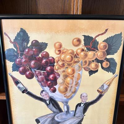 SIGNED, FRAMED POSTER