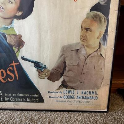FRAMED MOVIE POSTER