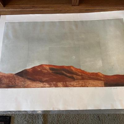 "MOONRISE II" SIGNED AND NUMBERED