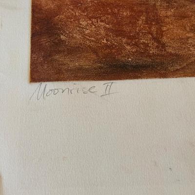 "MOONRISE II" SIGNED AND NUMBERED