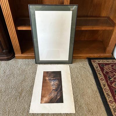 SIGNED AND NUMBERED WATERCOLOR? WITH FRAME