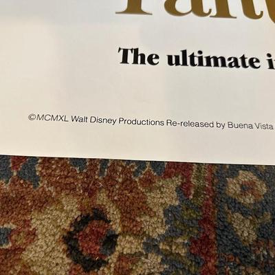 WALT DISNEY'S FANTASIA MOVIE POSTER AND DISNEYLAND 30TH YEAR SIGNED AND NUMBERED POSTER