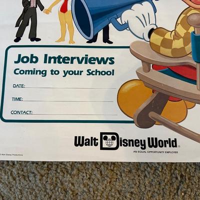DISNEY CAST CALL POSTER, GOLDEN ANNIVERSARY OF SNOW WHITE POSTER AND PIRATE MAPS
