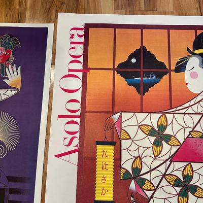 1979 ASOLO OPERA POSTERS AND FRAME