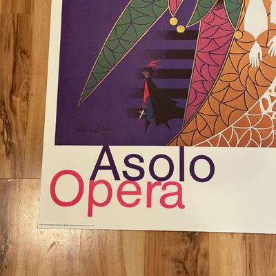 1979 ASOLO OPERA POSTERS AND FRAME