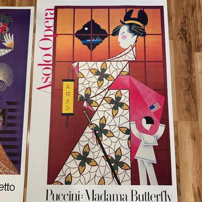 1979 ASOLO OPERA POSTERS AND FRAME