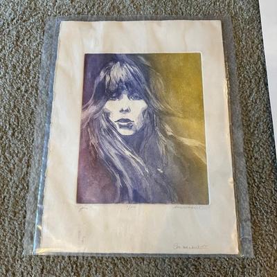 SIGNED AND NUMBERED POSTER AND SKETCH