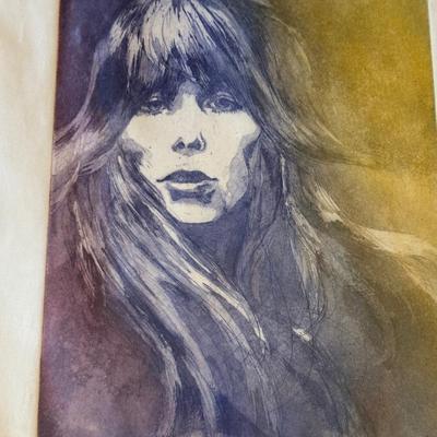 SIGNED AND NUMBERED POSTER AND SKETCH