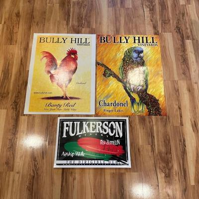 3 VINEYARD POSTERS