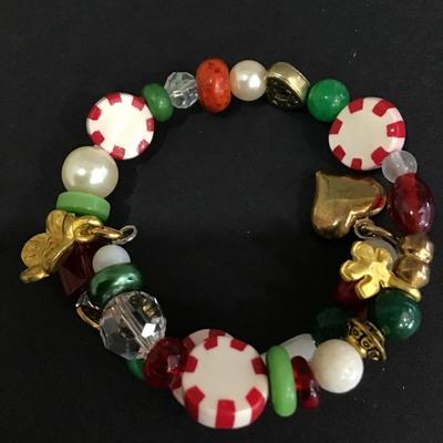 Cute charm bead wrap bracelet