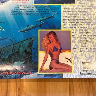 2 MOVIE THEATRE LOBBY CARDS AND A POSTER