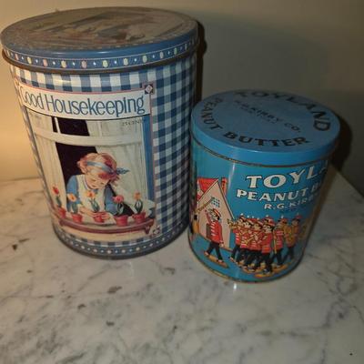 Pair of collectibles tins