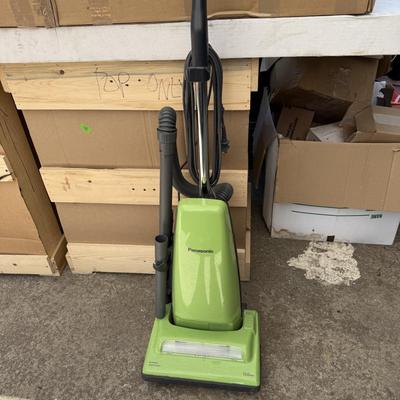 Sale Photo Thumbnail #21: Panasonic Vacuum Cleaner,
Green, upright.
